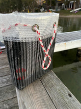 Load image into Gallery viewer, ClamShell Sailcloth Tote Bag Med Handmade by Lanee
